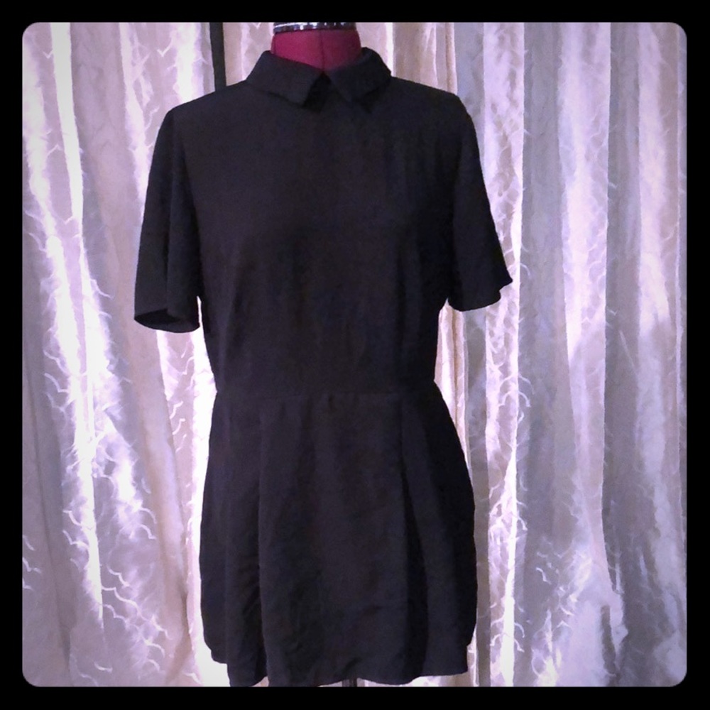 Adorable black dress with hidden sewn shorts
